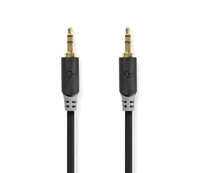 Nedis Stereo Audio kábel jack 3.5 mm (M) - jack 3.5 mm (M) 5.00 m čierna