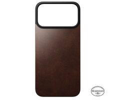Nomad Magnetic Leather Back Magsafe zadný kryt pre Apple iPhone 17 Pro Max rustic brown (Horween)