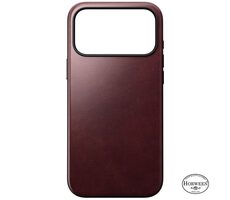 Nomad Modern Leather Case kožený kryt pre Apple iPhone 17 Pre Max burgundy (Horween)