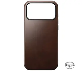 Nomad Modern Leather Case kožený kryt pre Apple iPhone 17 Pro Max rustic brown (Horween)