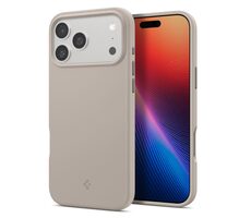 Spigen Silicone Fit MagSafe ochranný kryt pre Apple iPhone 17 Pro Max stone