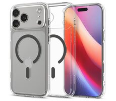 Spigen Ultra Hybrid MagSafe ochranný kryt pre Apple iPhone 17 Pro Max clear Graphite