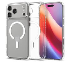Spigen Ultra Hybrid MagSafe ochranný kryt pre Apple iPhone 17 Pro Max clear white