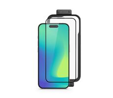 Spello Shield Glass 3D Ochranné sklo pre Apple iPhone 15/Iphone 16/ s inštalačným rámčekom