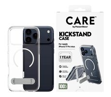 PanzerGlass CARE kryt Apple iPhone 17 Pro Max Kickstand strieborný/biely MagSafe