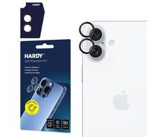 3mk Hardy Lens Protection Pre sklá na fotoaparát pre iPhone 16/16 PLUS Black