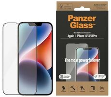 PanzerGlass Tvrdené sklo UWF Privacy AB s aplikátorom pre iPhone 16e/14/13 Pro/13 čierna