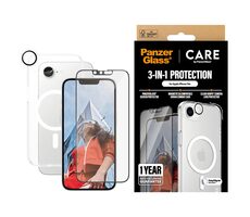 PanzerGlass CARE Flagship 3in1 Bundle iPhone 16e