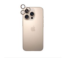 Epico Aluminium Lens Protector ochranná šošovka pre Apple iPhone 16 Pro/16 Pro Max - púštny Titan