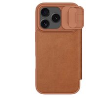 Nillkin Qin Book PRO Puzdro pre Apple iPhone 17 Pro Brown