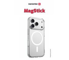 Swissten CLEAR JELLY MagStick Puzdro pre Apple iPhone 17 Pre Max transparentné