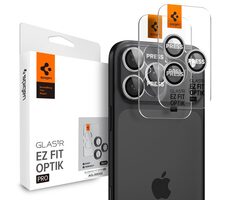 Spigen TR EZ Fit Optik Pre Tvrdené sklo Apple iPhone 17&16&15&14 Pro & 17&16&15&14 Pro Max strieborná