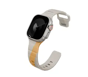 UNIQ Stride DE FKM remienok pre Apple Watch 49/46/45/44 mm Beige
