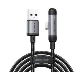 Joyroom S-A56 EnjoyX Series 90° Nabíjací kábel USB-A(M) - USB-C(M) 3A 1.2m čierna