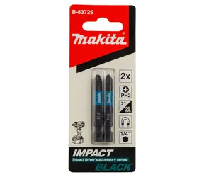 Makita B-63725 Torzný bit 1/4" PH2 50mm (2ks)