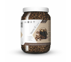 Verm-X Prírodné granule proti črevným parazitom pre mačky 650g