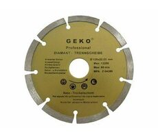 GEKO Kotúč diamantový rezný segmentový 125x8x22.2mm