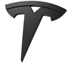 Spigen TESLA Front Emblem Logo Full Cover Kryt predným emblom pre TESLA Model 3 2024 karbón
