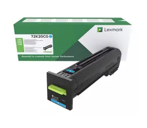 Lexmark 72K20C0 Vratná tonerová kazeta modrá