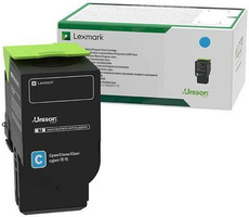 Lexmark C232HC0 HC originální vratný toner modrá