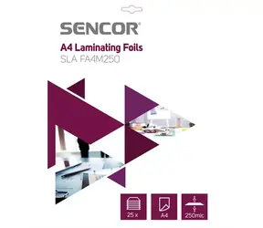 Sencor SLA FA4M250 Laminovacia fólia A4/250mic (25ks)