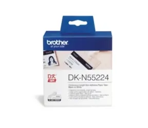 Brother - DKN 55224 (papierová rolka nelepiaca biela 54mm x 30,48m)
