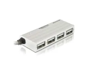 DeLock externý slim USB 2.0 húb 4portový