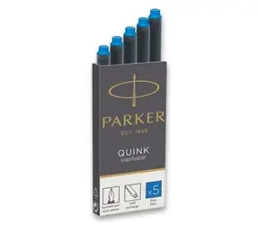 PARKER Royal Quink Atramentové bombičky modrá 5ks - umývateľné