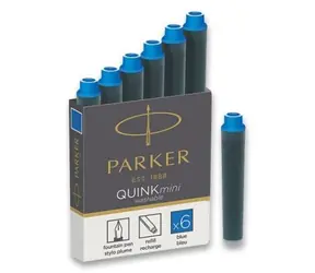PARKER Royal Quink mini Atramentové bombičky modrá 6ks