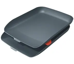 Leitz Cosy Odkladač na dokumenty set 2 ks zamatová šedá