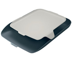 Leitz Cosy Odkladač na dokumenty s organizérom zamatová šedá