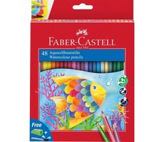 Faber-Castell Classic Colour - Pastelky akvarelové - papierová krabička 48 ks