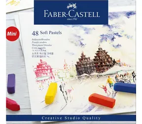 Faber-Castell Mini Pastely suché - papierová krabička 48 ks