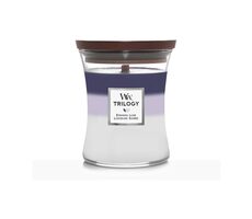 Woodwick Trilogy Evening Luxe 275g - sklo stredná