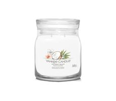 Yankee Candle Signature Coconut Beach stredný pohár 368g