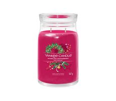 Yankee Candle Signature Sparkling Winterberry 567g - sviečka veľká 2 knôty