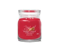 Yankee Candle Signature Sparkling Cinnamon 368g - sviečka stredná 2 knôty