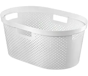 Curver Infinity Dots Kôš na bielizeň 40 l biela