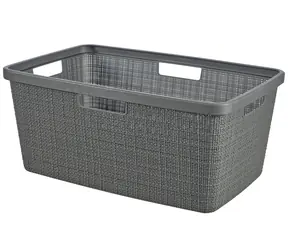 Curver Jute Kôš na bielizeň 46 l šedá