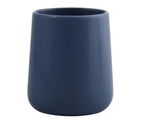 MSV MAONIE kelímok na zubné kefky matný tmavo modrý