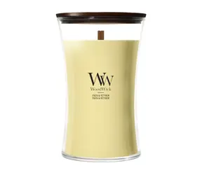 Woodwick Yuzu & Vetiver sviečka veľká