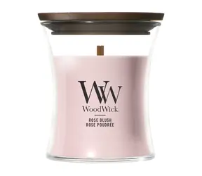 Woodwick Rose Blush sviečka malá