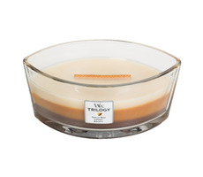 Woodwick Trilogy Cafe Sweets Elipsa 453.6g - sviečka loď