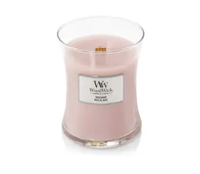 Woodwick Rosewood 275g - váza stredná