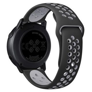Tactical Double Silikónový Opasok pre Amazfit Pace čierna-šedá