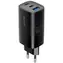 Havit UC20 čierna / Cestovná nabíjačka / GaN / 65 W / 2x USB-C / USB-A