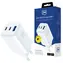 3mk Hyper GaN Charger 65W biela / Sieťová nabíjačka / 3× USB / QC4+ PD PPS
