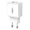 Ansmann Home Charger HC218PD biela / Nabíjací adaptér / 1x USB-C / 1x USB-A / 18W / PD / QC
