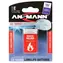 Ansmann 9V Lithium E-Block 10 rokov / Batéria / pre detektory dymu / 1 ks