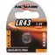 Ansmann LR43 / Gombíková batéria / 1,5V / alkalická / 1 ks